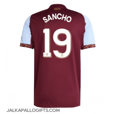 Aston Villa Jadon Sancho #19 Kotipaita 2025-26 Lyhythihainen Aston Villa Jadon Sancho #19 Kotipaita 2025-26 Lyhythihainen